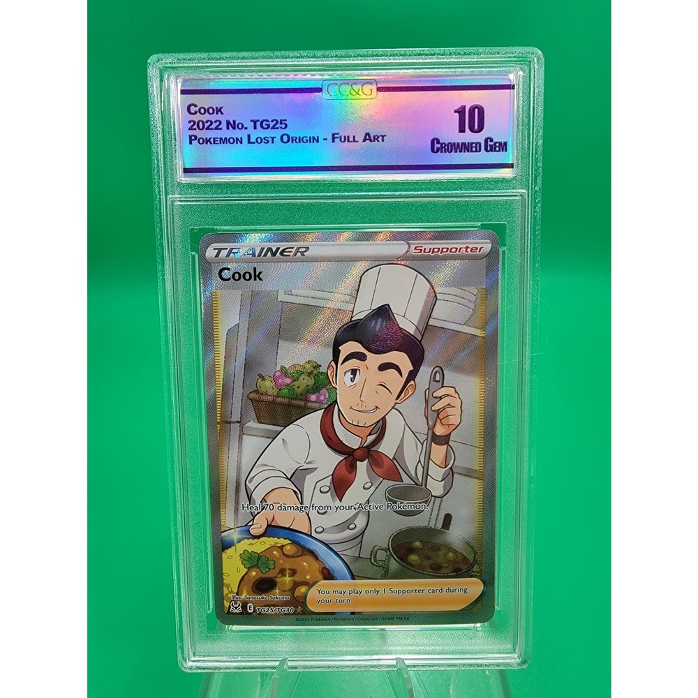 Cook TG25/TG30 Full Art Lost Origin Trainer Gallery Pokémon Card TCG-CC&G 10 CG